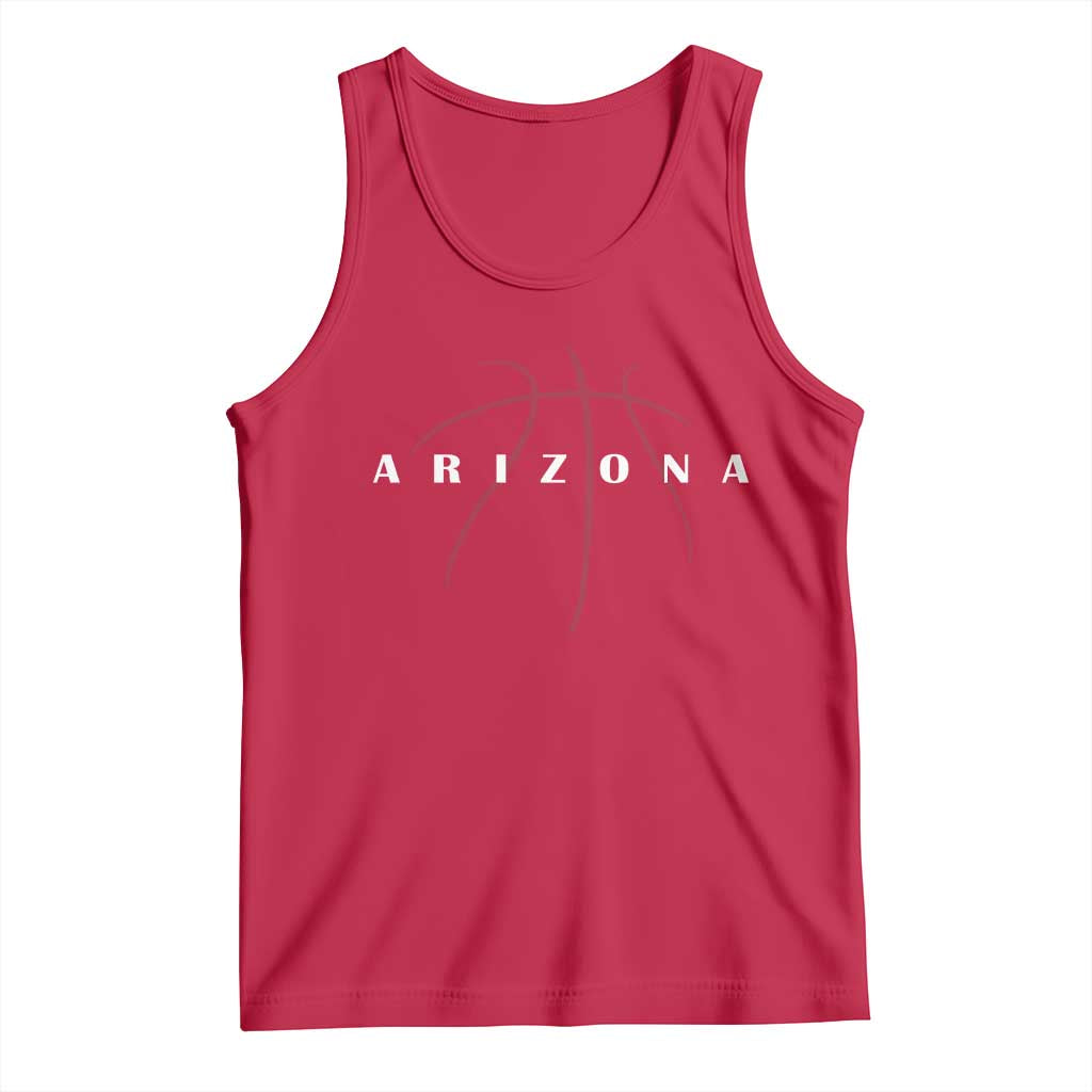 Arizona Fan Basketball Grooves Graphic AZ State Tank Top