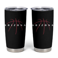 Arizona Fan Basketball Grooves Graphic AZ State Tumbler Cup