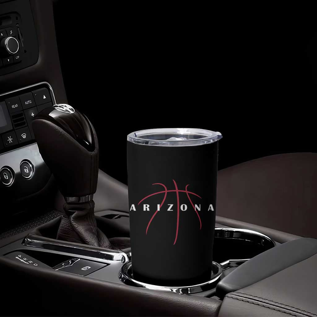 Arizona Fan Basketball Grooves Graphic AZ State Tumbler Cup