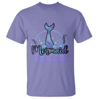 Mermaid Squad T Shirt Birthday Party Girl B-Day Ocean - Wonder Print Shop