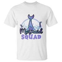 Mermaid Squad T Shirt Birthday Party Girl B-Day Ocean - Wonder Print Shop