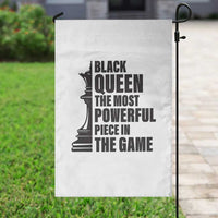 Chess Lover Garden Flag Black Queen The Most Powerful Piece In The Game Checkmate