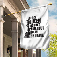 Chess Lover Garden Flag Black Queen The Most Powerful Piece In The Game Checkmate