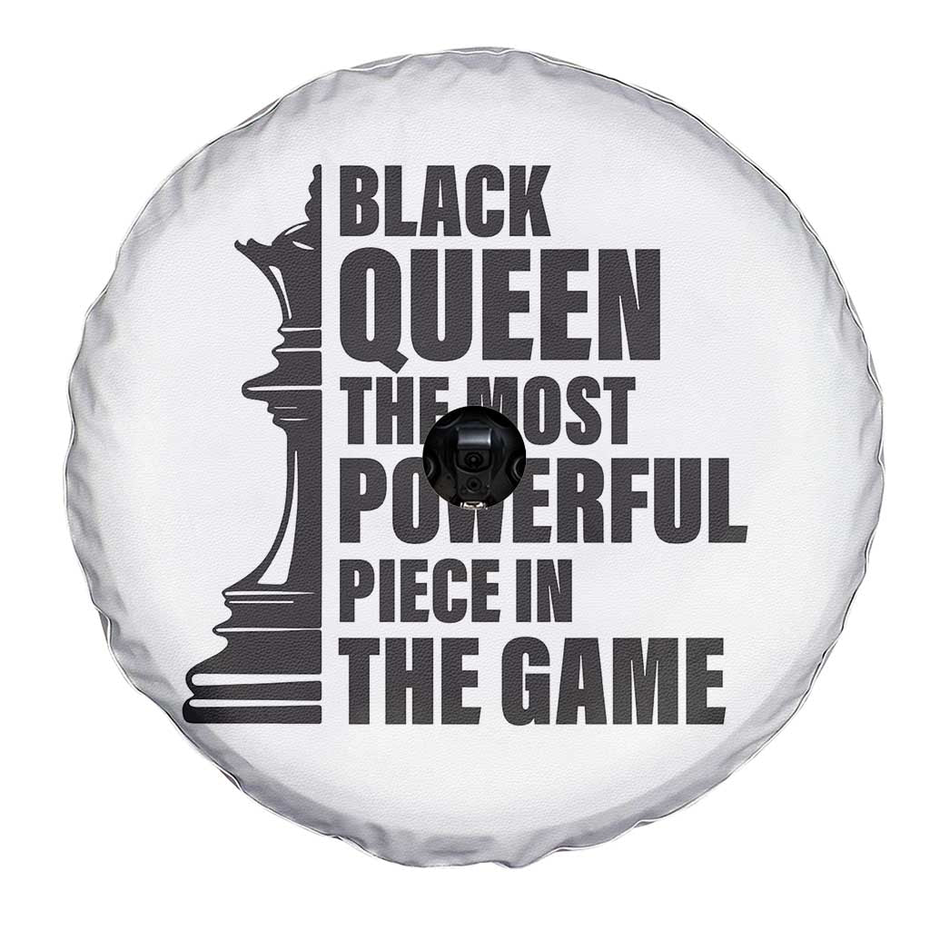 Chess Lover Spare Tire Cover Black Queen The Most Powerful Piece In The Game Checkmate