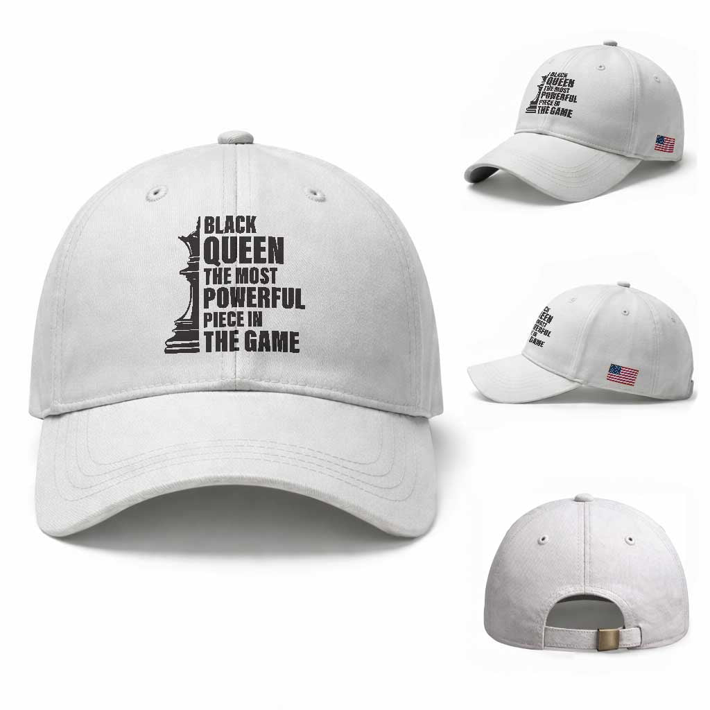 Chess Lover Baseball Cap Black Queen The Most Powerful Piece In The Game Checkmate