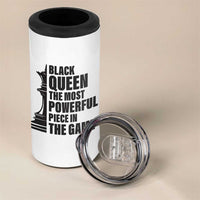 Chess Lover 4 in 1 Can Cooler Tumbler Black Queen The Most Powerful Piece In The Game Checkmate