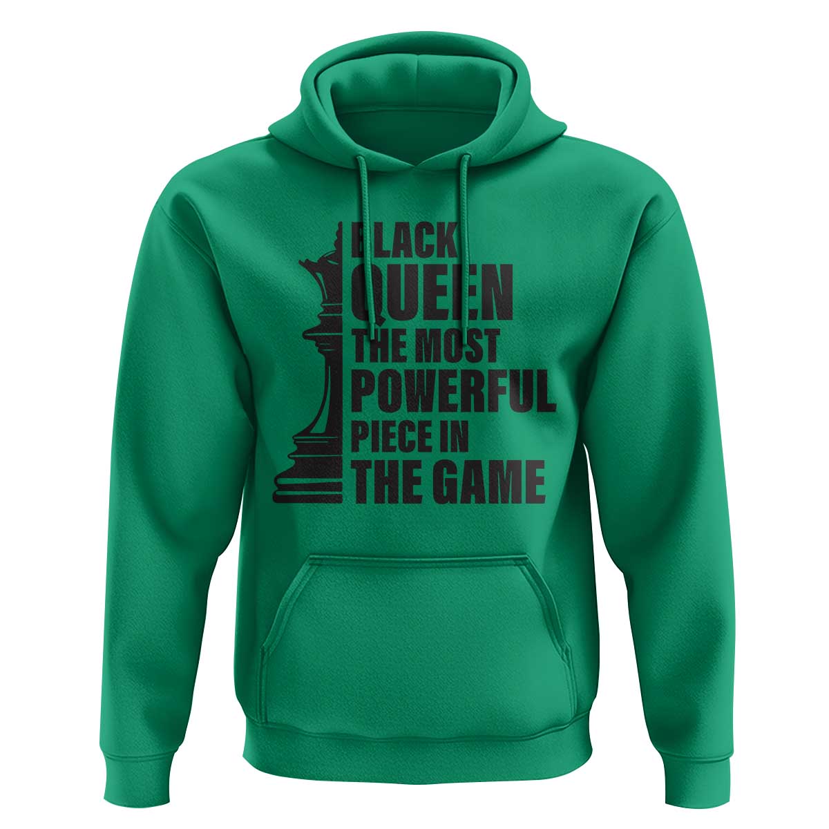 Chess Lover Hoodie Black Queen The Most Powerful Piece In The Game Checkmate TS11