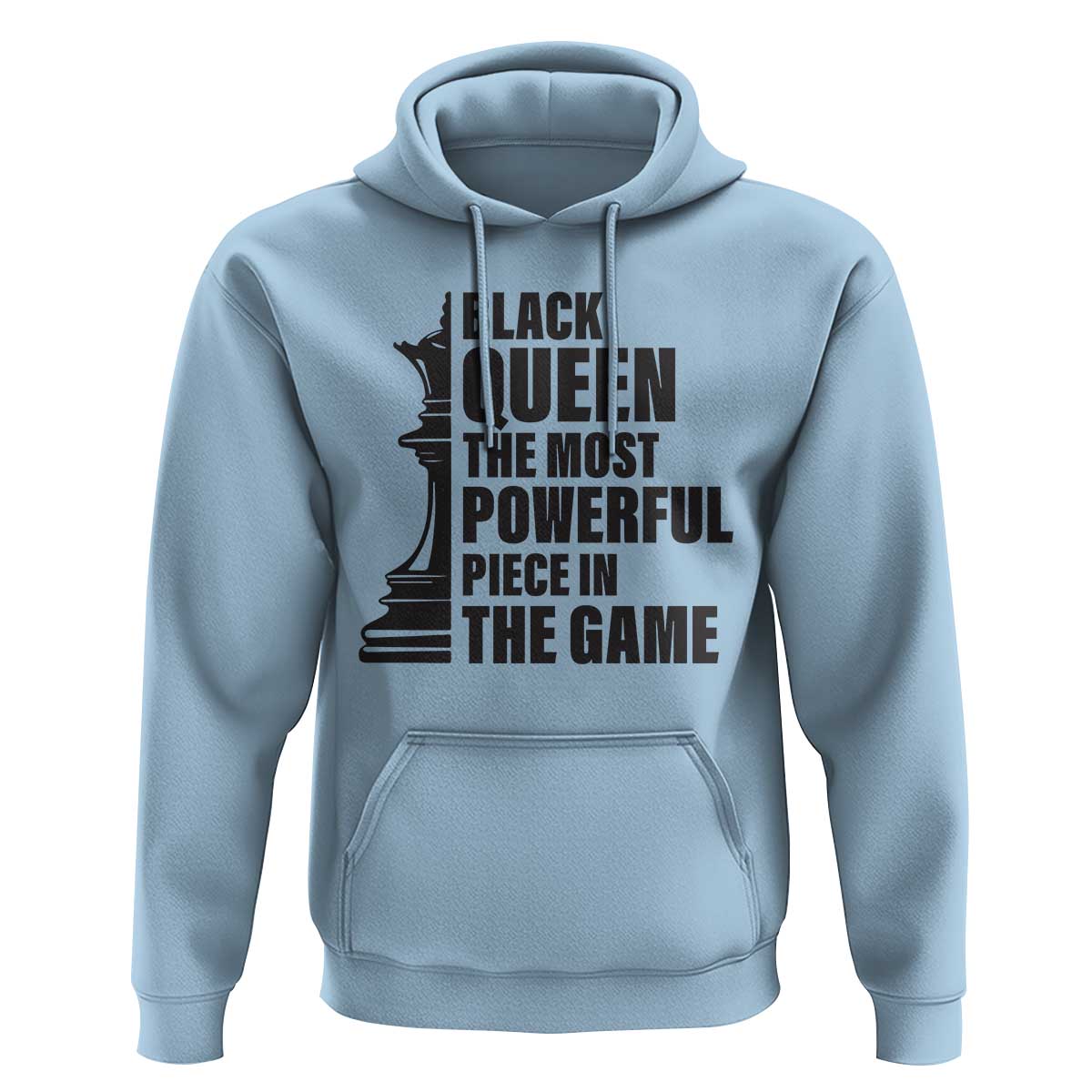 Chess Lover Hoodie Black Queen The Most Powerful Piece In The Game Checkmate TS11