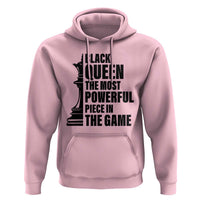 Chess Lover Hoodie Black Queen The Most Powerful Piece In The Game Checkmate - Wonder Print Shop