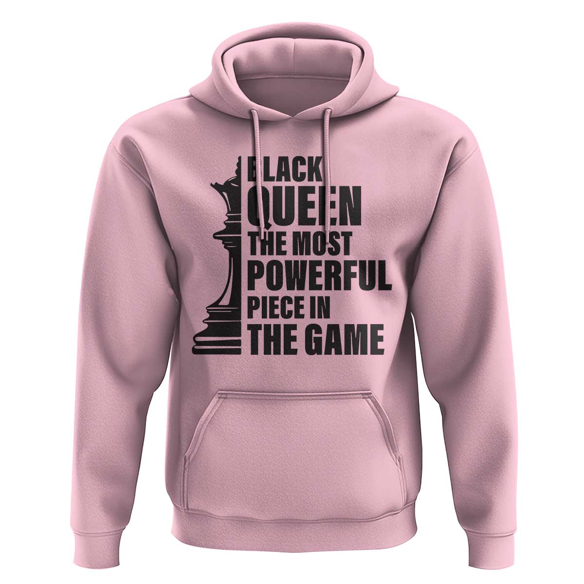 Chess Lover Hoodie Black Queen The Most Powerful Piece In The Game Checkmate TS11