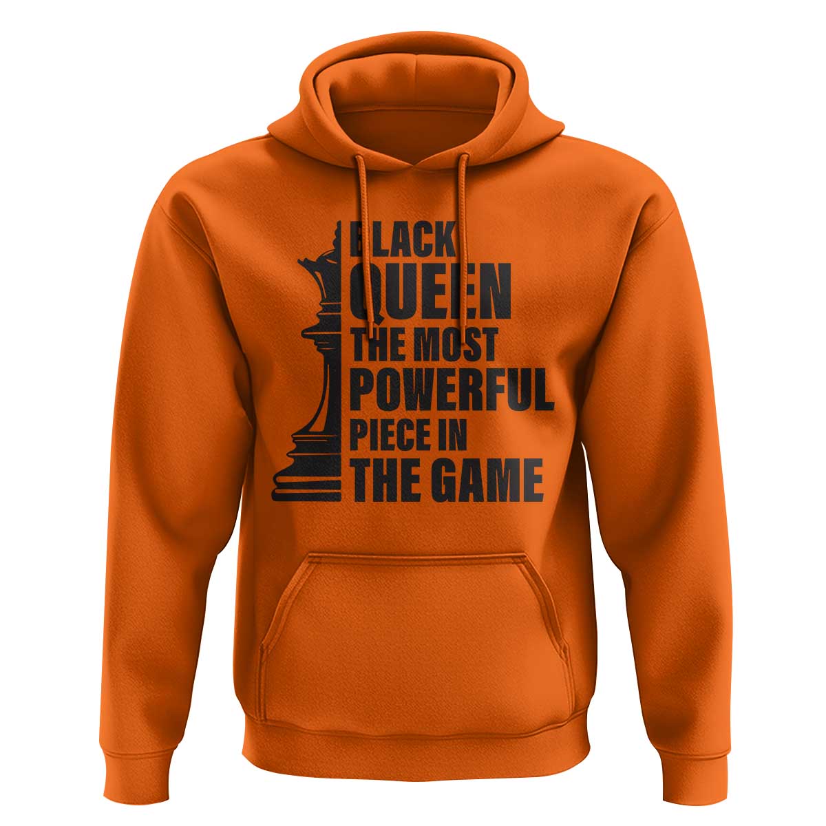 Chess Lover Hoodie Black Queen The Most Powerful Piece In The Game Checkmate TS11