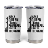 Chess Lover Tumbler Cup Black Queen The Most Powerful Piece In The Game Checkmate