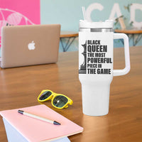 Chess Lover Tumbler With Handle Black Queen The Most Powerful Piece In The Game Checkmate