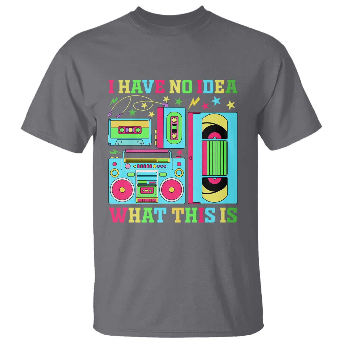 Funny 70s 80s T Shirt I Have No Idea What This Is Retro Vintage 90s Outfit - Wonder Print Shop