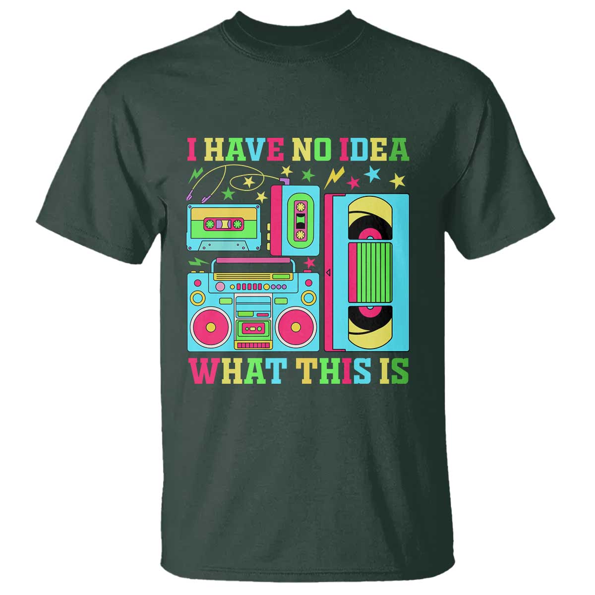 Funny 70s 80s T Shirt I Have No Idea What This Is Retro Vintage 90s Outfit - Wonder Print Shop