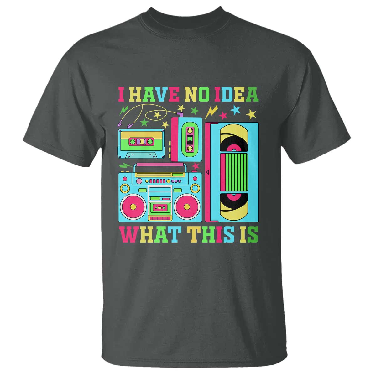 Funny 70s 80s T Shirt I Have No Idea What This Is Retro Vintage 90s Outfit - Wonder Print Shop