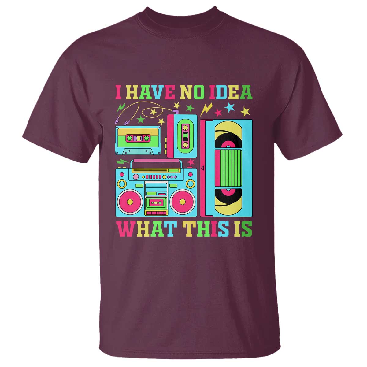 Funny 70s 80s T Shirt I Have No Idea What This Is Retro Vintage 90s Outfit - Wonder Print Shop