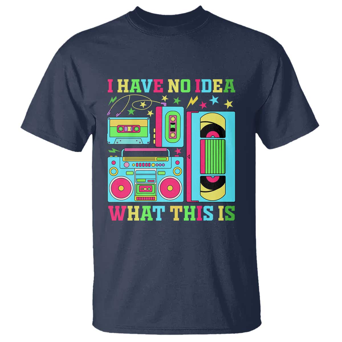 Funny 70s 80s T Shirt I Have No Idea What This Is Retro Vintage 90s Outfit - Wonder Print Shop