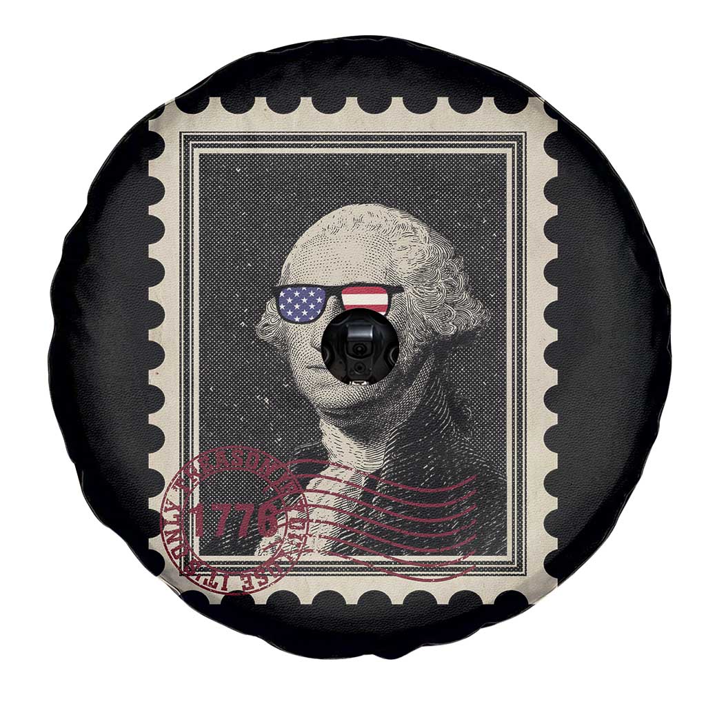 Funny 4th Of July Spare Tire Cover It's Only Treason If You Lose American Flag
