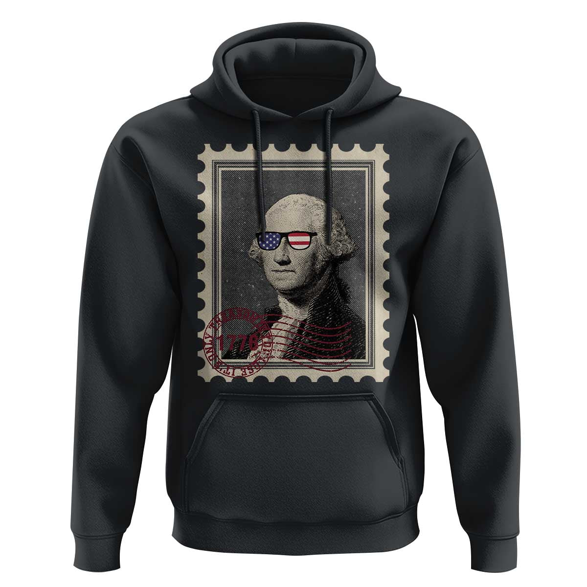 Funny 4th Of July Hoodie It's Only Treason If You Lose American Flag - Wonder Print Shop