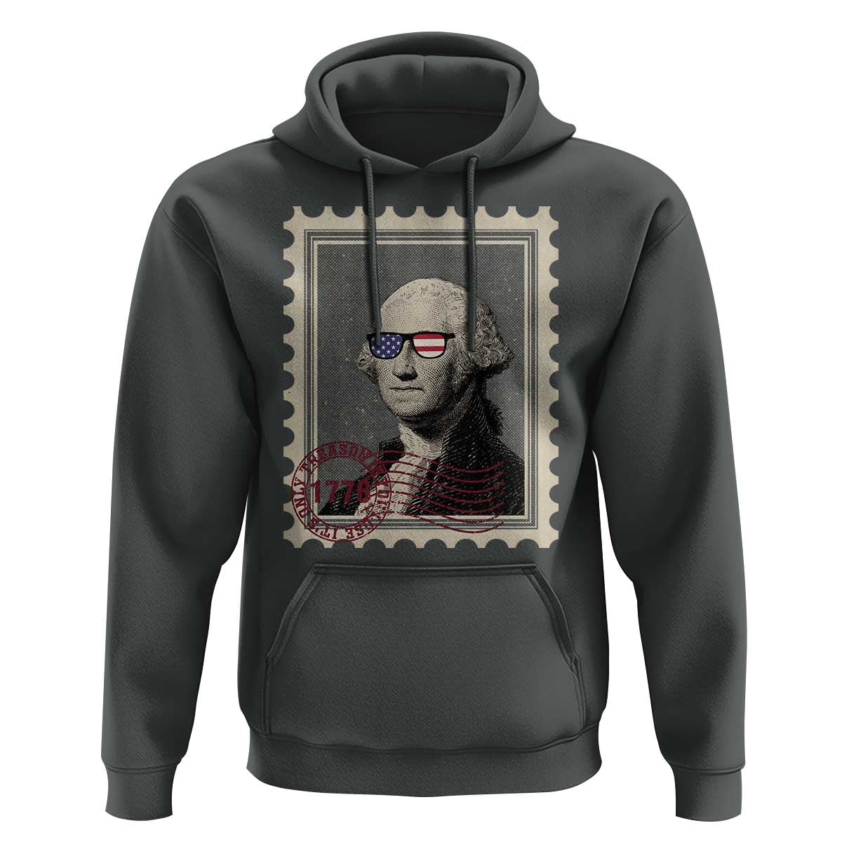 Funny 4th Of July Hoodie It's Only Treason If You Lose American Flag - Wonder Print Shop