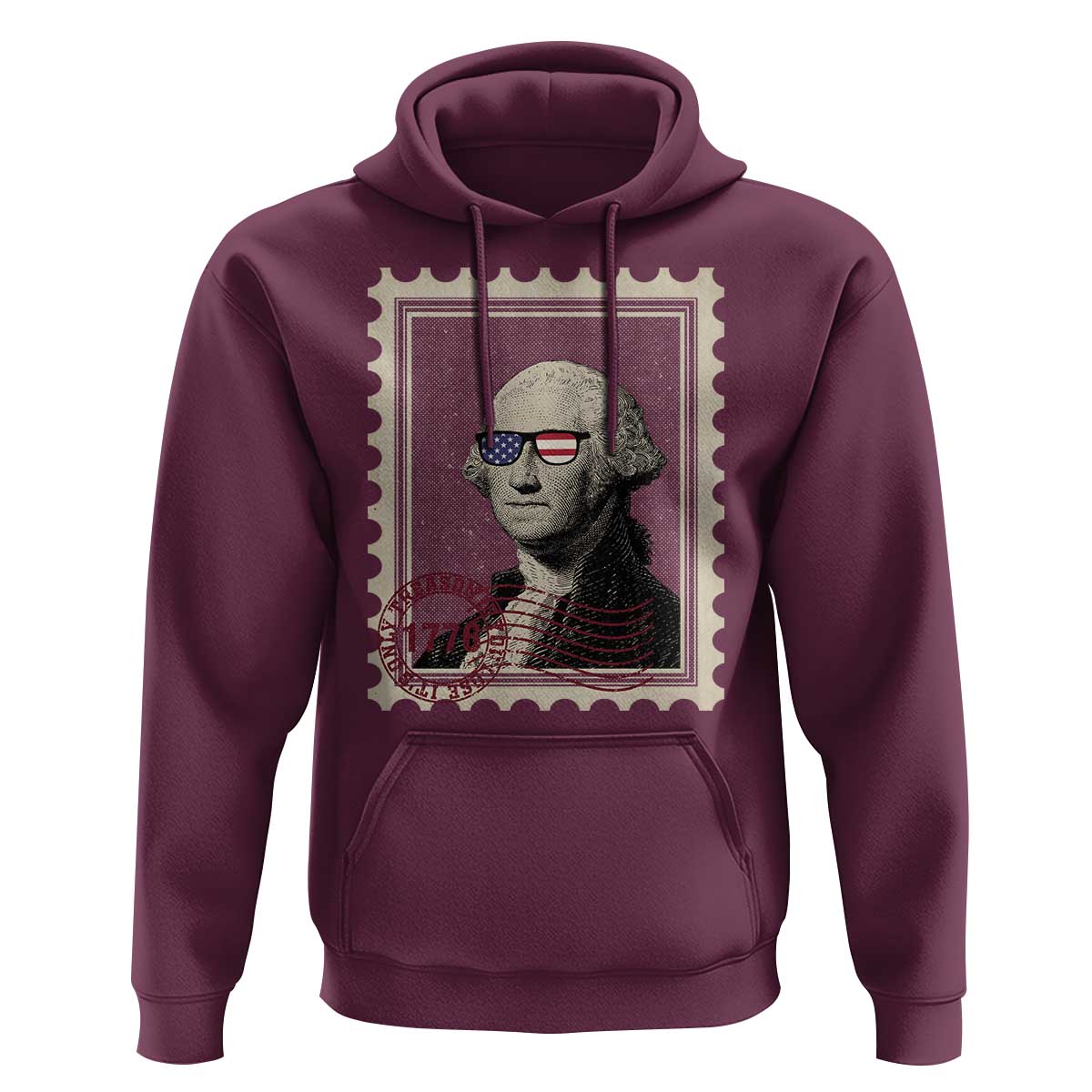 Funny 4th Of July Hoodie It's Only Treason If You Lose American Flag - Wonder Print Shop