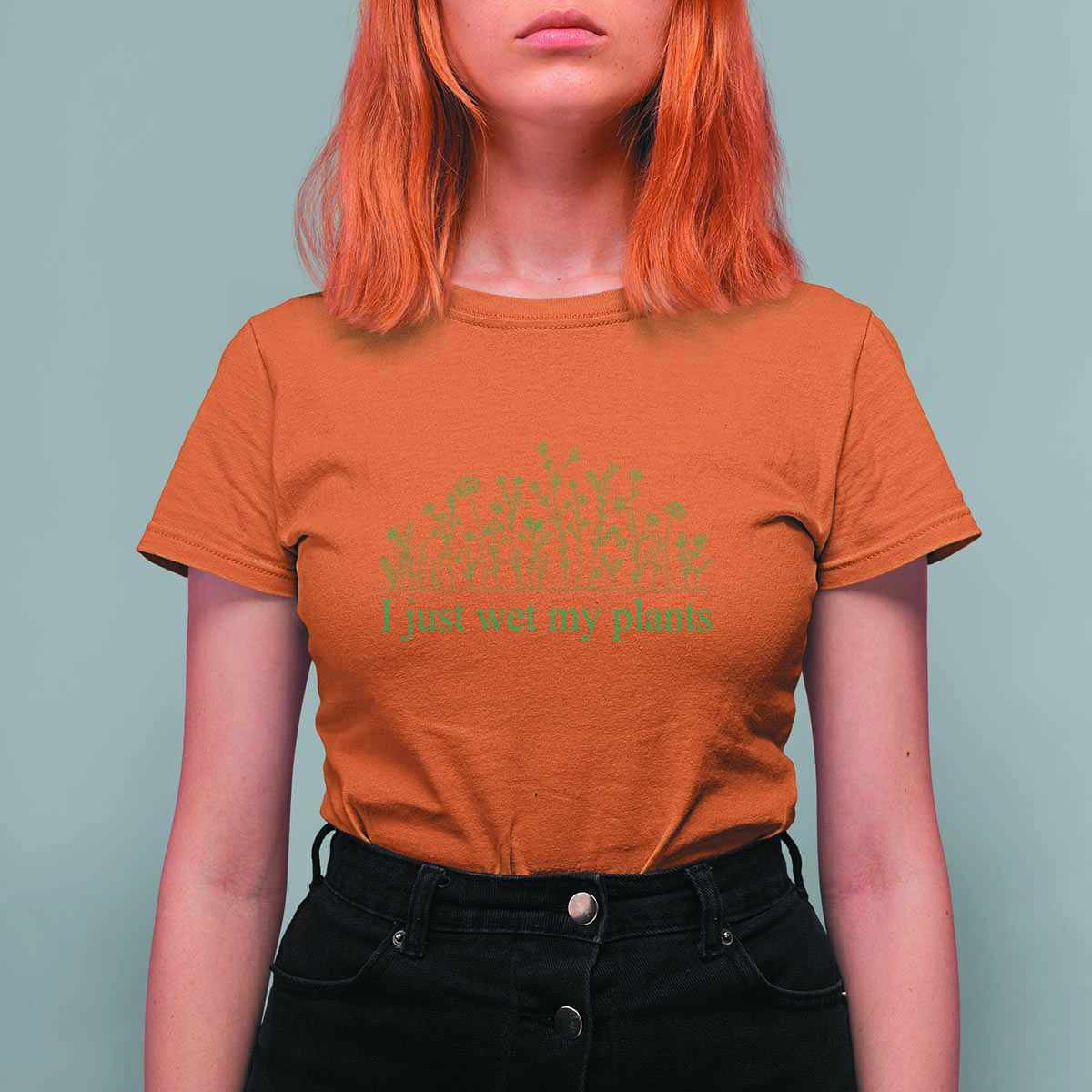 Funny Gardening T Shirt For Women I Just Wet My Plants Garden Lover - Wonder Print Shop