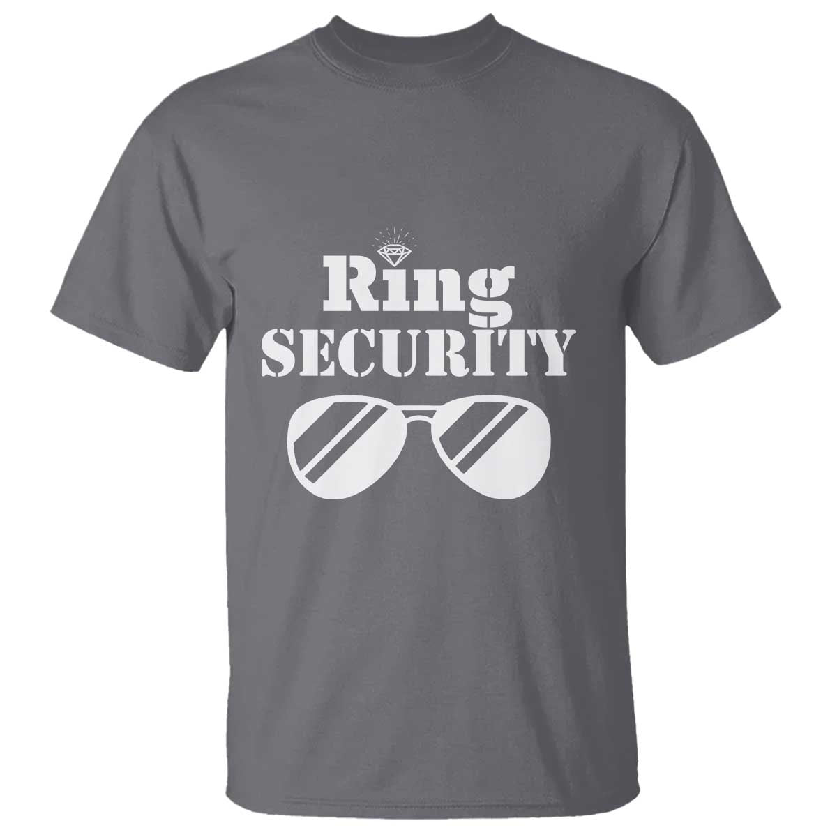 Funny Ring Security T Shirt Wedding Bearer Boy Vintage Sunglasses - Wonder Print Shop