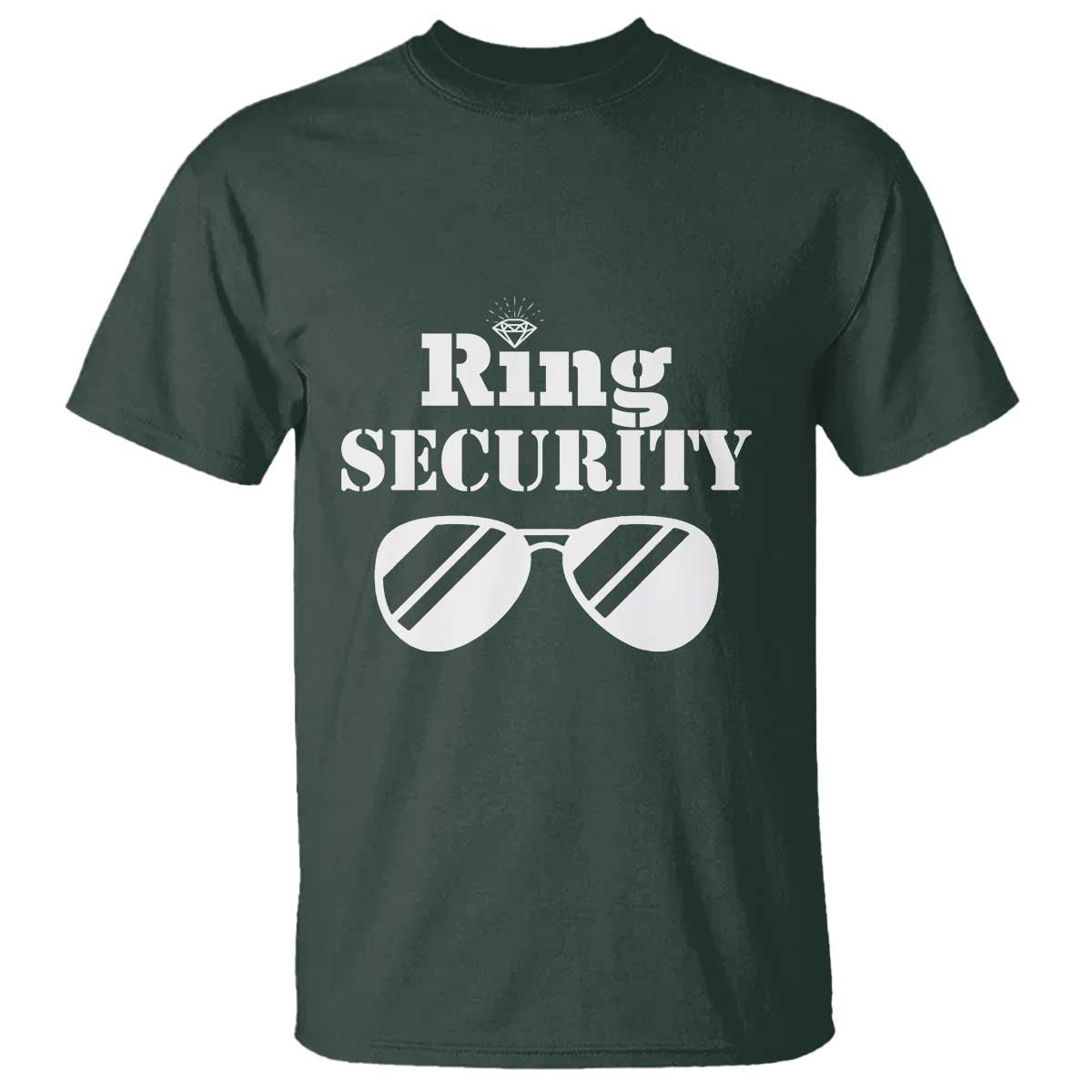 Funny Ring Security T Shirt Wedding Bearer Boy Vintage Sunglasses - Wonder Print Shop