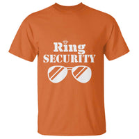 Funny Ring Security T Shirt Wedding Bearer Boy Vintage Sunglasses - Wonder Print Shop