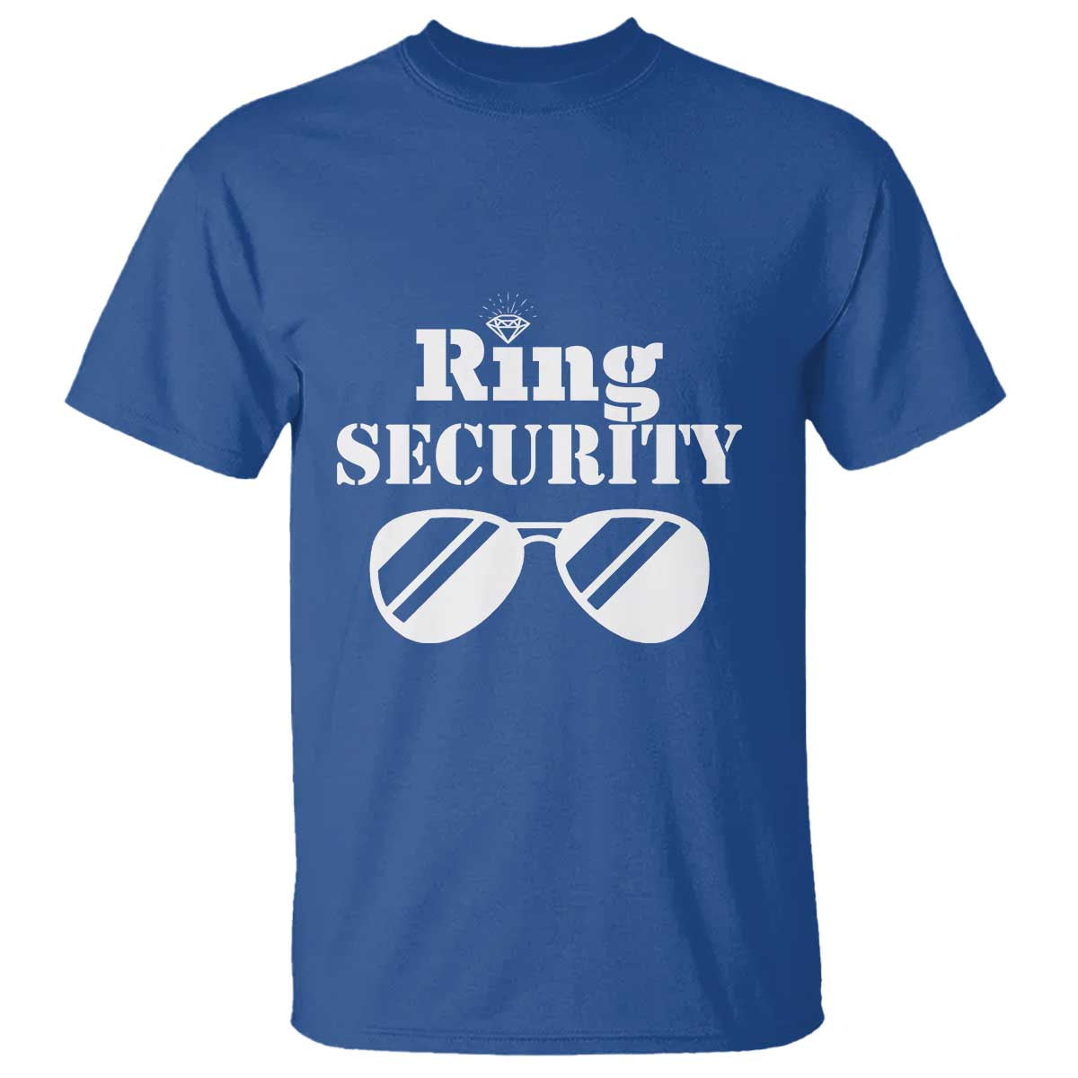 Funny Ring Security T Shirt Wedding Bearer Boy Vintage Sunglasses - Wonder Print Shop