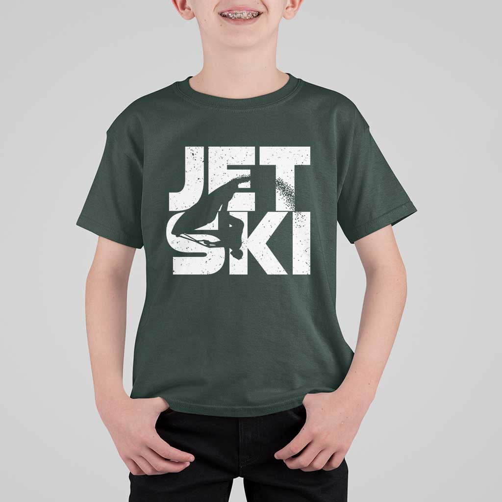 Jet Ski Rider T Shirt For Kid Water Sports Watercraft Skiing Jetski - Wonder Print Shop