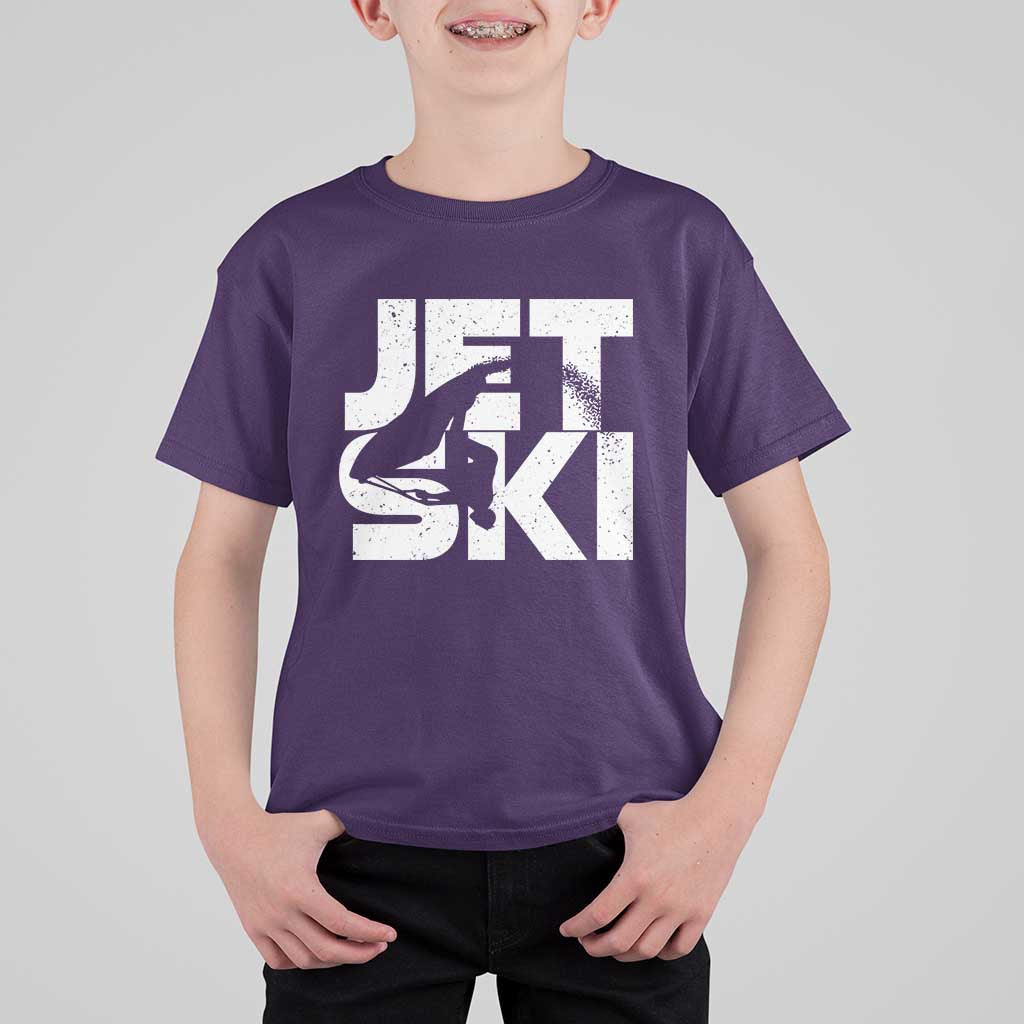 Jet Ski Rider T Shirt For Kid Water Sports Watercraft Skiing Jetski - Wonder Print Shop
