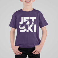 Jet Ski Rider T Shirt For Kid Water Sports Watercraft Skiing Jetski - Wonder Print Shop