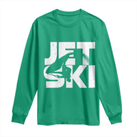 Jet Ski Rider Long Sleeve Shirt Water Sports Watercraft Skiing Jetski - Wonder Print Shop
