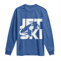 Jet Ski Rider Long Sleeve Shirt Water Sports Watercraft Skiing Jetski - Wonder Print Shop