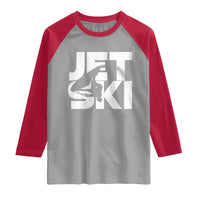 Jet Ski Rider Raglan Shirt Water Sports Watercraft Skiing Jetski - Wonder Print Shop