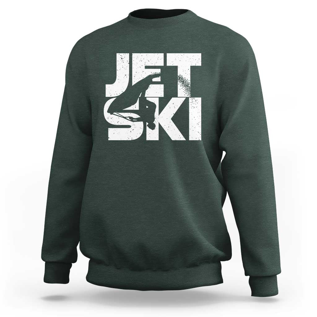 Jet Ski Rider Sweatshirt Water Sports Watercraft Skiing Jetski - Wonder Print Shop