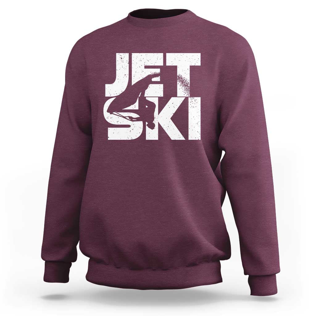 Jet Ski Rider Sweatshirt Water Sports Watercraft Skiing Jetski - Wonder Print Shop