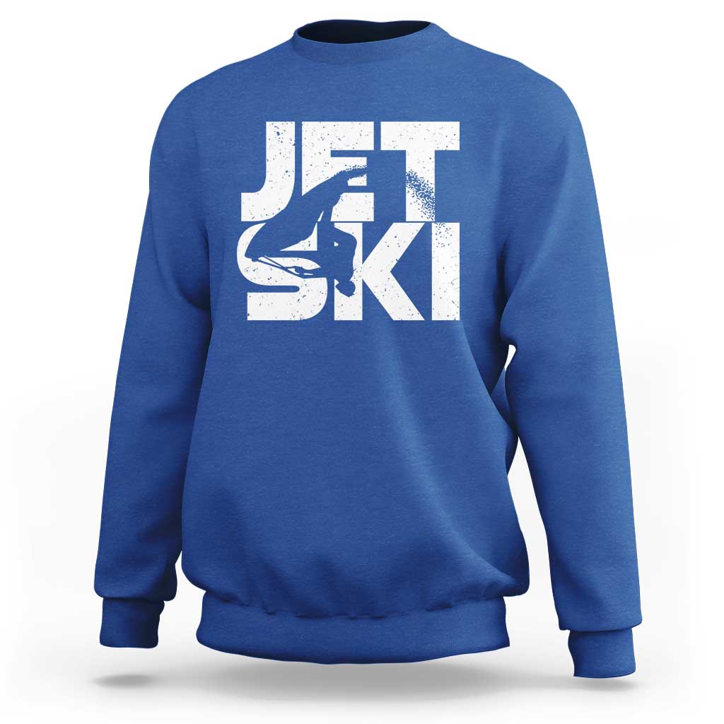 Jet Ski Rider Sweatshirt Water Sports Watercraft Skiing Jetski - Wonder Print Shop