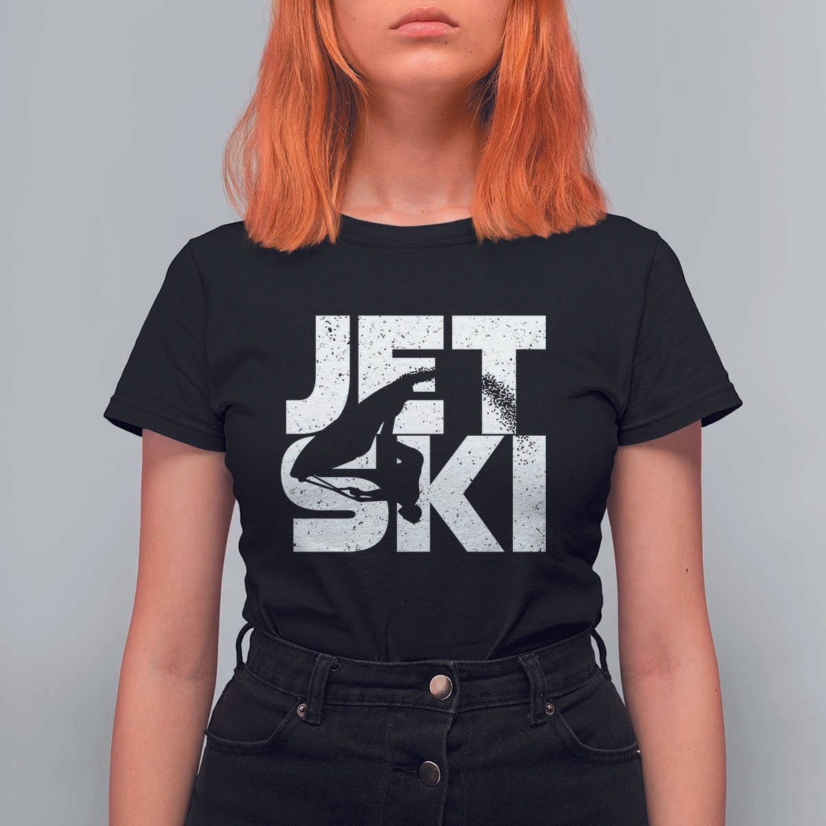 Jet Ski Rider T Shirt For Women Water Sports Watercraft Skiing Jetski - Wonder Print Shop