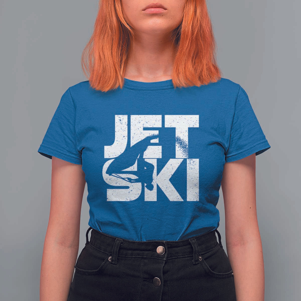 Jet Ski Rider T Shirt For Women Water Sports Watercraft Skiing Jetski - Wonder Print Shop