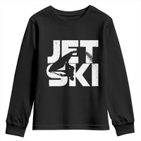 Jet Ski Rider Youth Sweatshirt Water Sports Watercraft Skiing Jetski - Wonder Print Shop
