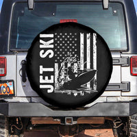 Jet Ski Lover Spare Tire Cover Vintage Ski Rider American Flag Water Sport - Wonder Print Shop