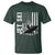 Jet Ski Lover T Shirt Vintage Ski Rider American Flag Water Sport - Wonder Print Shop