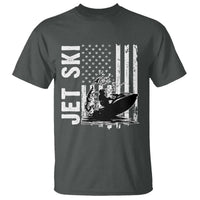 Jet Ski Lover T Shirt Vintage Ski Rider American Flag Water Sport - Wonder Print Shop