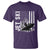 Jet Ski Lover T Shirt Vintage Ski Rider American Flag Water Sport - Wonder Print Shop