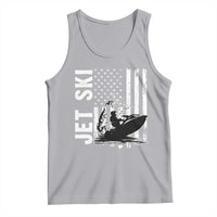 Jet Ski Lover Tank Top Vintage Ski Rider American Flag Water Sport - Wonder Print Shop