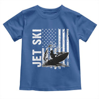 Jet Ski Lover Toddler T Shirt Vintage Ski Rider American Flag Water Sport - Wonder Print Shop