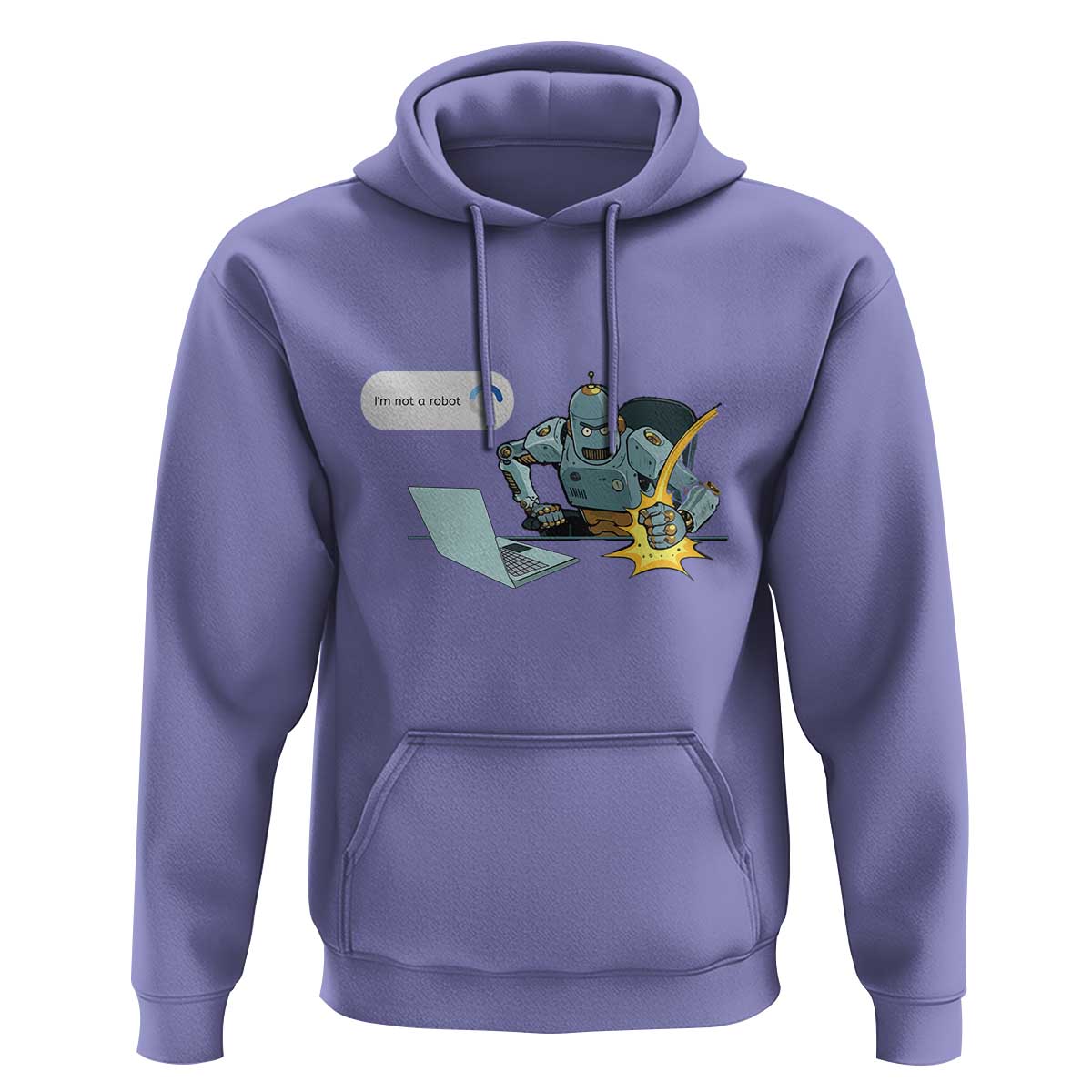 Funny I Am Not A Robot Hoodie Captcha Bot Login Programmer Computer - Wonder Print Shop